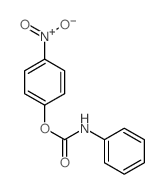 Carbamic acid, phenyl-, 4-nitrophenyl ester Structure