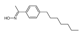 1-(4-heptyl-phenyl)-ethanone oxime Structure