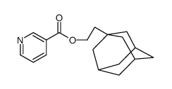 2-(1-adamantyl)ethyl pyridine-3-carboxylate Structure