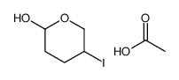 acetic acid,5-iodooxan-2-ol结构式