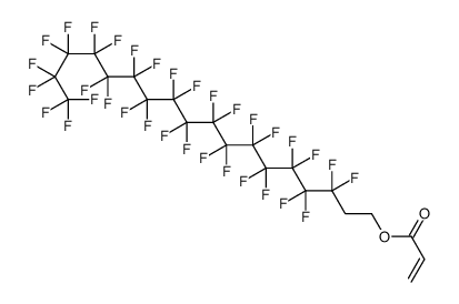 3,3,4,4,5,5,6,6,7,7,8,8,9,9,10,10,11,11,12,12,13,13,14,14,15,15,16,16,17,17,18,18,18-tritriacontafluorooctadecyl acrylate structure