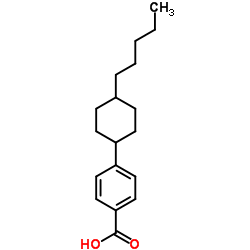 4-(反-4-戊基环己基)苯甲酸结构式