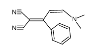 2-Cyano-5-dimethylamino-3-phenyl-penta-2,4-diensaeurenitril结构式