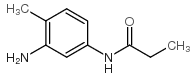 N-(3-氨基-4-甲基苯基)丙酰胺结构式