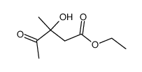 3-hydroxy-3-methyl-levulinic acid ethylester结构式