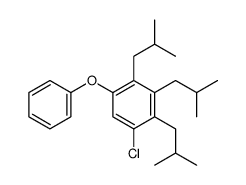 diphenyl ether, monochloro triisobutyl derivative Structure