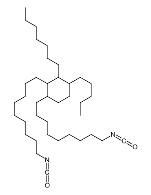 2-庚基-3,4-二(9-异氰酸壬基)-1-戊基-环己烷结构式