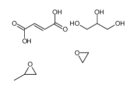 2-丁烯二酸(E)与甲基环氧乙烷、环氧乙烷和1,2,3-丙三醇的聚合物结构式
