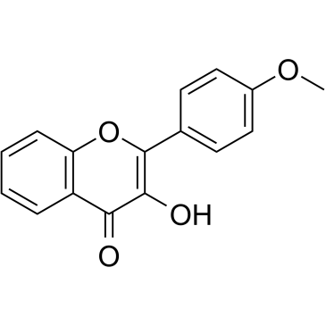 3-羟基-4'-甲氧基黄酮结构式