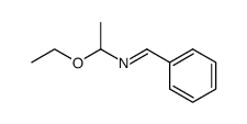 N-(1-ethoxyethyl)-1-phenylmethanimine Structure