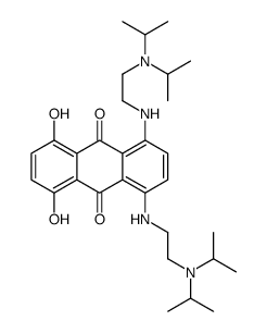 1,4-bis[2-[di(propan-2-yl)amino]ethylamino]-5,8-dihydroxyanthracene-9,10-dione Structure
