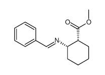 Methyl-[cis-2-(benzylidenamino)-1-cyclohexancarboxylat结构式