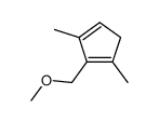2-(methoxymethyl)-1,3-dimethylcyclopenta-1,3-diene结构式