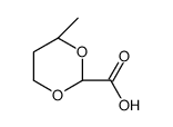 1,3-Dioxane-2-carboxylicacid,4-methyl-,(2R,4S)-rel-(9CI)结构式