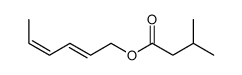 [(2E,4E)-hexa-2,4-dienyl] 3-methylbutanoate Structure