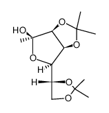2,3:5,6-di-O-isopropylidene-1-C-methyl-β-D-mannofuranose结构式