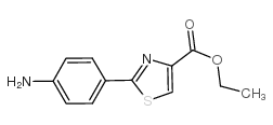 2-(4-氨基苯基)-噻唑-4-羧酸乙酯结构式