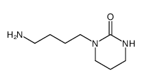 1-(4-aminobutyl)tetrahydropyrimidin-2(1H)-one结构式