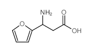3-氨基-3-(2-呋喃基)丙酸结构式