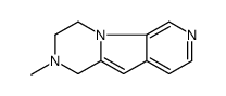 (9CI)-1,2,3,4-四氢-2-甲基吡啶并[4,3:4,5]吡咯并[1,2-a]吡嗪结构式