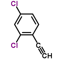 2,4-Dichloro-1-ethynylbenzene Structure