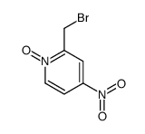 2-Bromomethyl-4-nitropyridine-1-oxide结构式
