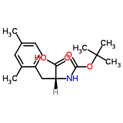Boc-D-2,4-dimethylphe Structure