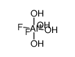 cis-AlF2(H2O)4(1+) Structure