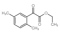 ethyl 2-(2,5-dimethylphenyl)-2-oxoacetate Structure