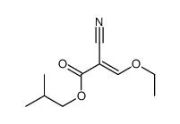 2-methylpropyl 2-cyano-3-ethoxyprop-2-enoate结构式