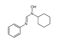 N-cyclohexyl-N-hydroxy-N'-phenylmethanimidamide Structure