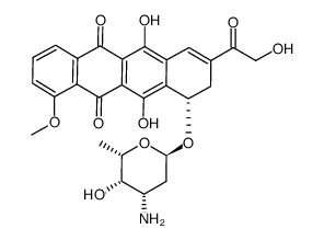 9,10-脱水阿霉素结构式