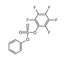 (2,3,4,5,6-pentafluorophenyl) phenyl sulfate Structure