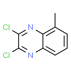 2,3-二氯-5-甲基喹喔啉结构式