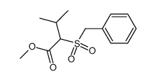 methyl 2-benzylsulfonyl-3-methylbutyrate Structure