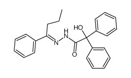 benzilic acid α-propylbenzylidenehydrazide Structure