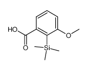 3-methoxy-2-(trimethylsilyl)benzoic acid Structure