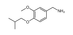 Benzenemethanamine, 3-methoxy-4-(2-methylpropoxy) Structure