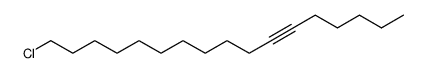 17-chloro-heptadec-6-yne Structure