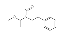 N-Nitroso-N-(phenylethyl)-1-methoxyethylamine结构式