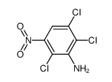2,3,6-trichloro-5-nitro-aniline Structure