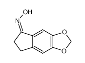 6,7-dihydro-indeno[5,6-d][1,3]dioxol-5-one oxime结构式