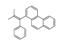 1-(2-methyl-1-phenylprop-1-enyl)phenanthrene Structure