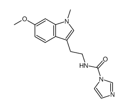 N-(2-(6-methoxy-1-methyl-1H-indol-3-yl)ethyl)-1H-imidazole-1-carboxamide结构式