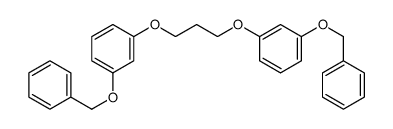 1-phenylmethoxy-3-[3-(3-phenylmethoxyphenoxy)propoxy]benzene结构式