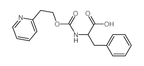 3-phenyl-2-(2-pyridin-2-ylethoxycarbonylamino)propanoic acid结构式