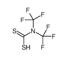 bis(trifluoromethyl)carbamodithioic acid Structure