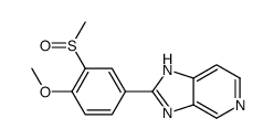 2-(4-methoxy-3-methylsulfinylphenyl)-3H-imidazo[4,5-c]pyridine Structure
