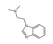 (9ci)-N,N-二甲基-1H-苯并咪唑-1-乙胺结构式