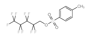 1H,1H-对甲苯磺酸正氟戊酯结构式